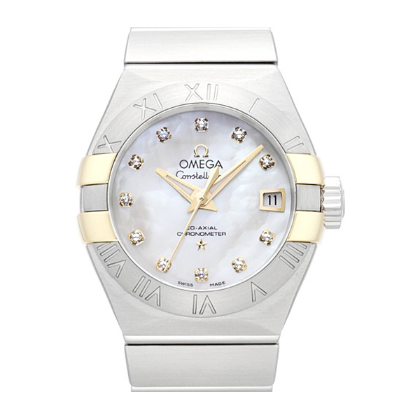 OMEGA/欧米茄星座天文台金钢自动机械女表(123.20.27.20.55.005)