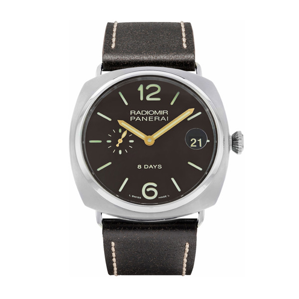 PANERAI/沛纳海Radiomir系列8 Days钛金属手上链机械男表PAM00346