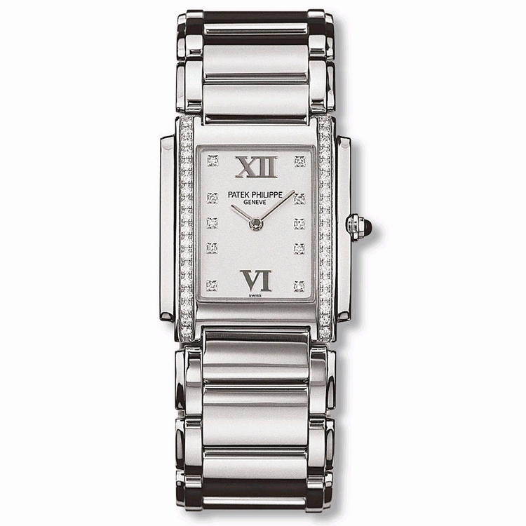Patek Philippe/百达翡丽-Twenty~4系列 4910/10A白 女士石英表