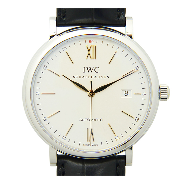 IWC/万国 柏涛菲诺系列自动机械男表IW356517金色刻度