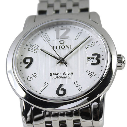 TITONI/梅花天星系列机械男表(83738 S-370)全球联保