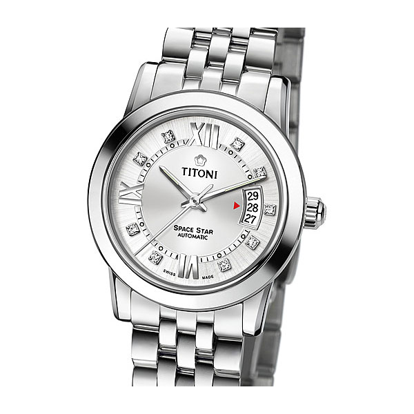 TITONI/梅花星空自动机械女士手表(23738 S-362)全球联保