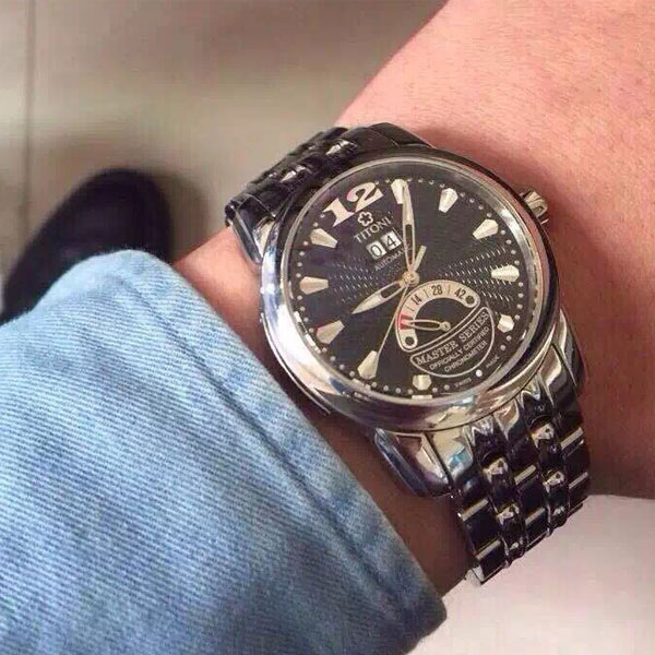 TITONI/梅花Master Series大师系列天文台认证机械男表(94888 S-296)全球联保