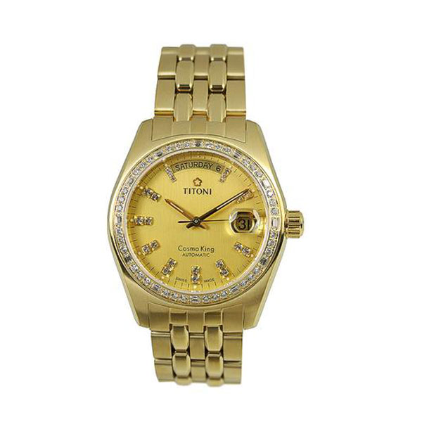 TITONI/梅花宇宙自动机械男士手表(787 G-DB-306)全球联保