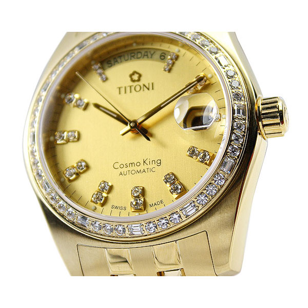 TITONI/梅花宇宙自动机械男士手表(787 G-DB-306)全球联保