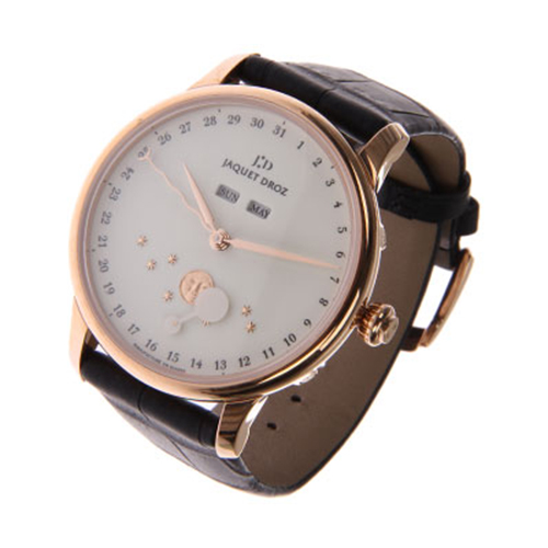JAQUET DROZ/雅克德罗 18K金月相年历自动腕表J012633203