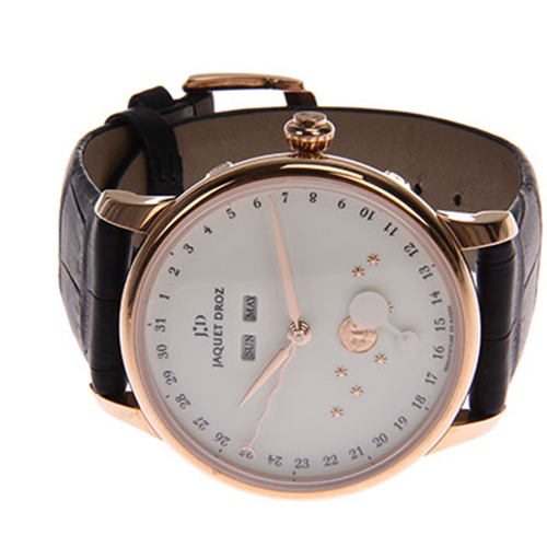 JAQUET DROZ/雅克德罗 18K金月相年历自动腕表J012633203