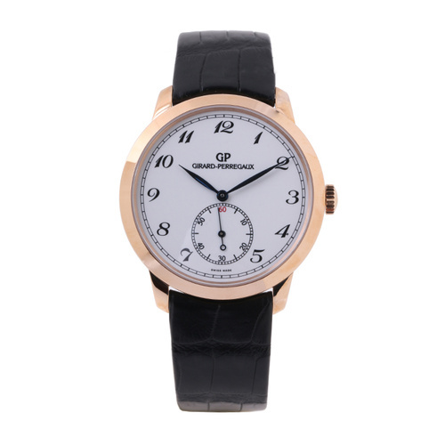 GP-Girard Perregaux/芝柏1966系列18K金男士机械腕表 49534-52-711-BK6A