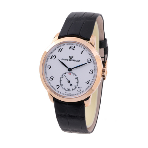 GP-Girard Perregaux/芝柏1966系列18K金男士机械腕表 49534-52-711-BK6A