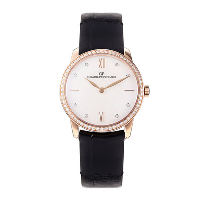 GP-Girard Perregaux/芝柏女表系列18K金镶钻机械表49528D-52A-771-CK6A