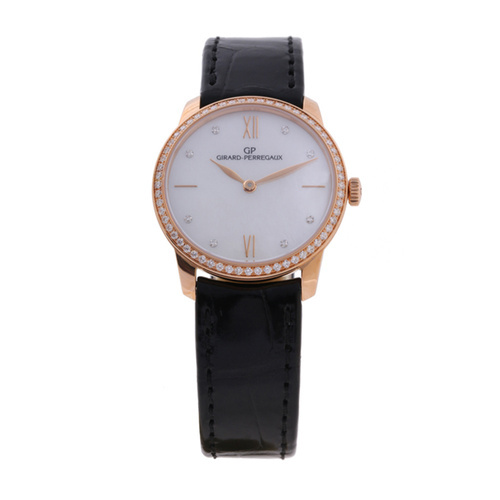 GP-Girard Perregaux/芝柏女表系列18K金镶钻机械表49528D-52A-771-CK6A