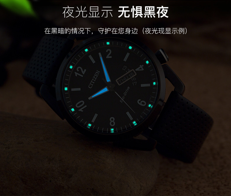 Citizen/西铁城手表光动能简约时尚男表AW0015-08EB