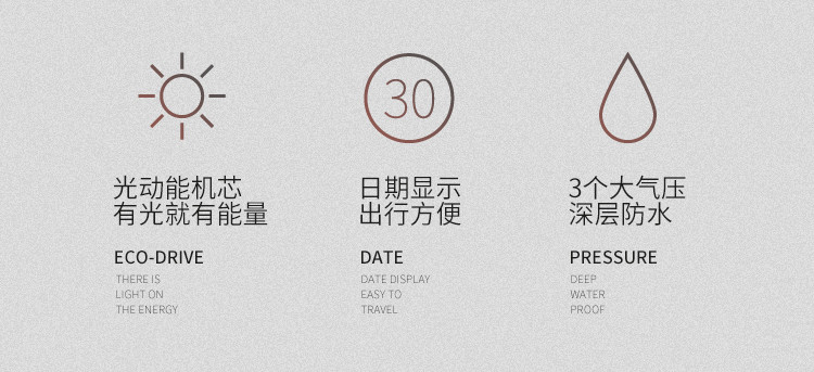 Citizen/西铁城手表光动能简约时尚情侣男表AU1060-51E