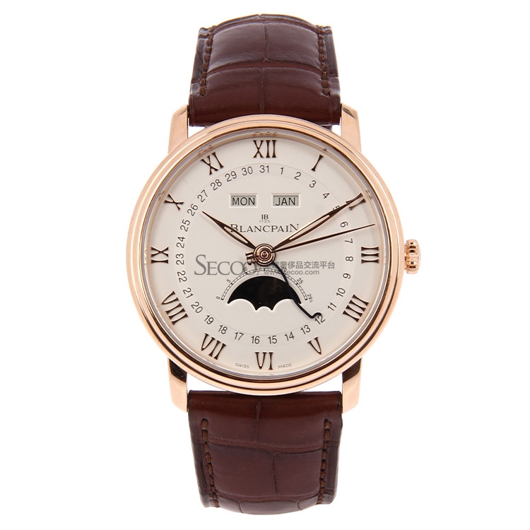 BLANCPAIN/宝珀Villeret系列男式自动机械腕表6654-3642-55B