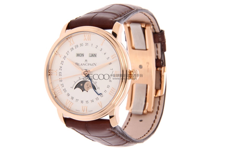 BLANCPAIN/宝珀Villeret系列男式自动机械腕表6654-3642-55B
