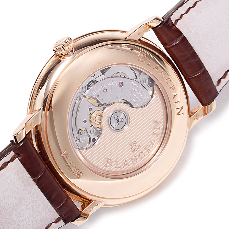 【可用券】BLANCPAIN/宝珀 villeret系列男士机械腕表6653-3630-55B