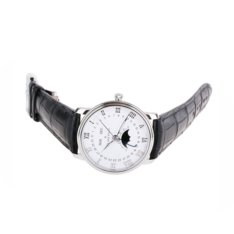BLANCPAIN/宝珀Villeret系列男式自动机械腕表6654-1127-55B