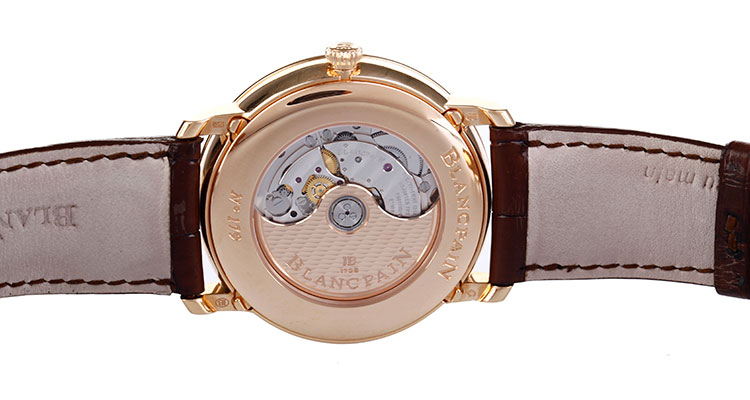 BLANCPAIN/宝珀villeret系列男士机械腕表 6654-3642-55B