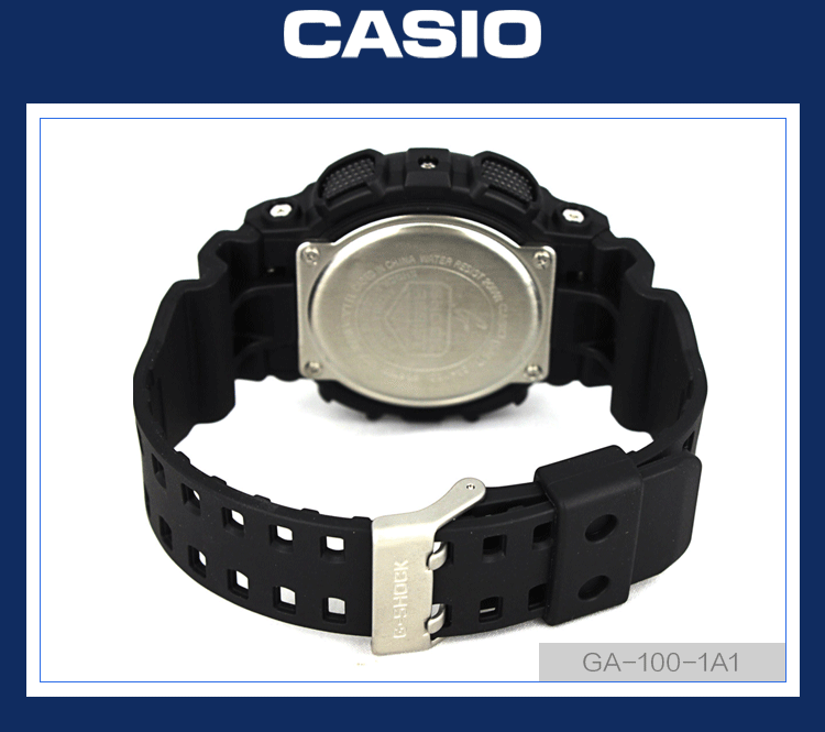 CASIO/卡西欧手表 G-SHOCK系列双显电子男表GA-100-1A1