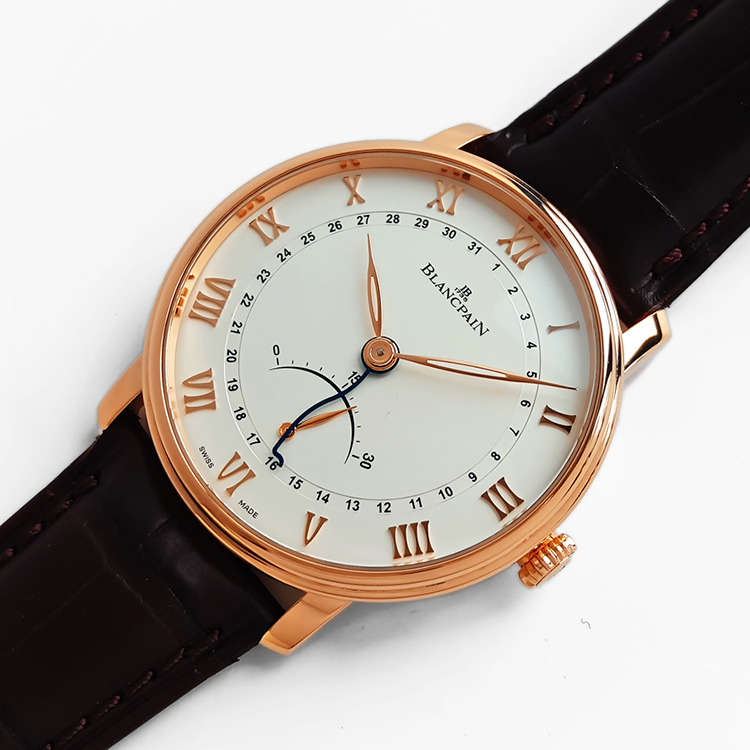 BLANCPAIN/宝珀 VILLERET 18K金 自动机械男表 6653Q-3642-55B