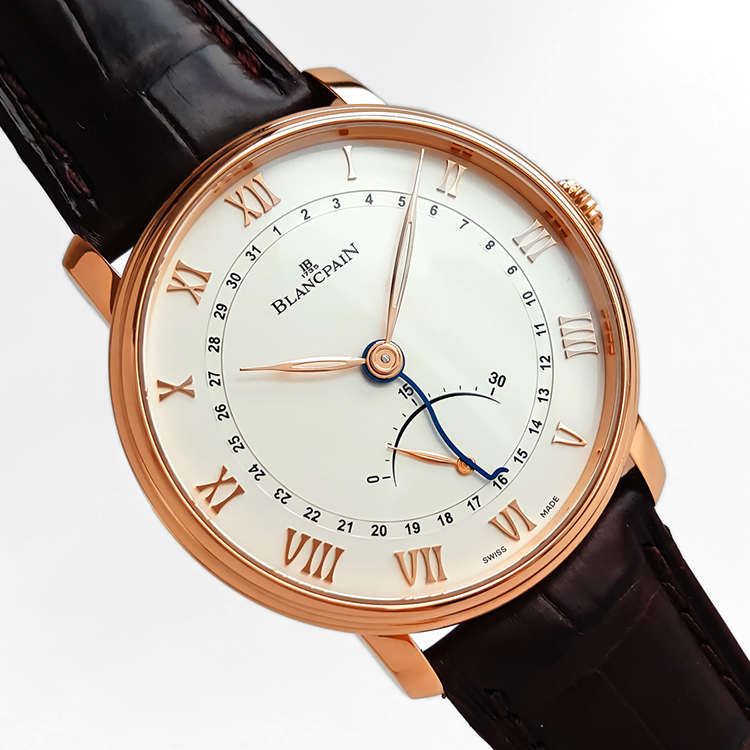 BLANCPAIN/宝珀 VILLERET 18K金 自动机械男表 6653Q-3642-55B