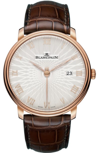 BLANCPAIN/宝珀Villeret系列男式自动机械腕表6651C-3642-55A