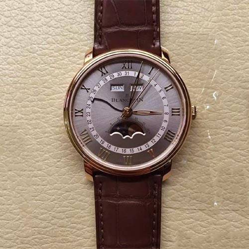 BLANCPAIN/宝珀Villeret系列男式自动机械腕表6654-3613-55B