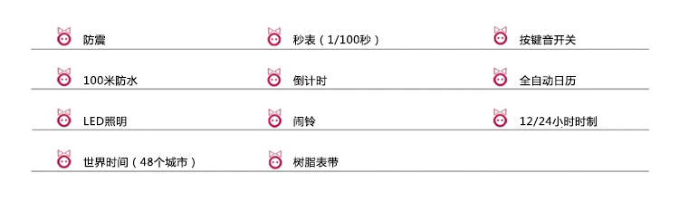 CASIO/卡西欧手表时尚运动电子表防水潮流户外女表BA-110-7A1PR