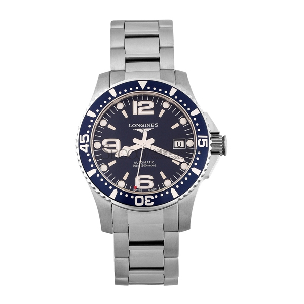 LONGINES/浪琴康卡斯自动机械潜水男表(L3.641.4.96.6)