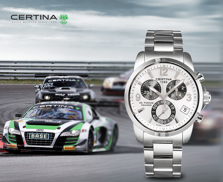 certina/雪铁纳皮带计时运动男表C536.7129.42.16