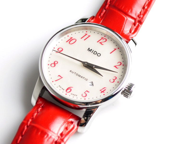 mido/美度贝伦赛丽系列女式皮带自动机械腕表(M7600.4.39.7)全球联保