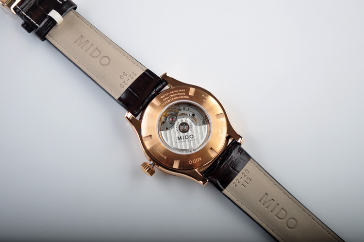 mido/美度舵手系列男式皮带自动机械腕表(M005.430.36.031.80)全球联保