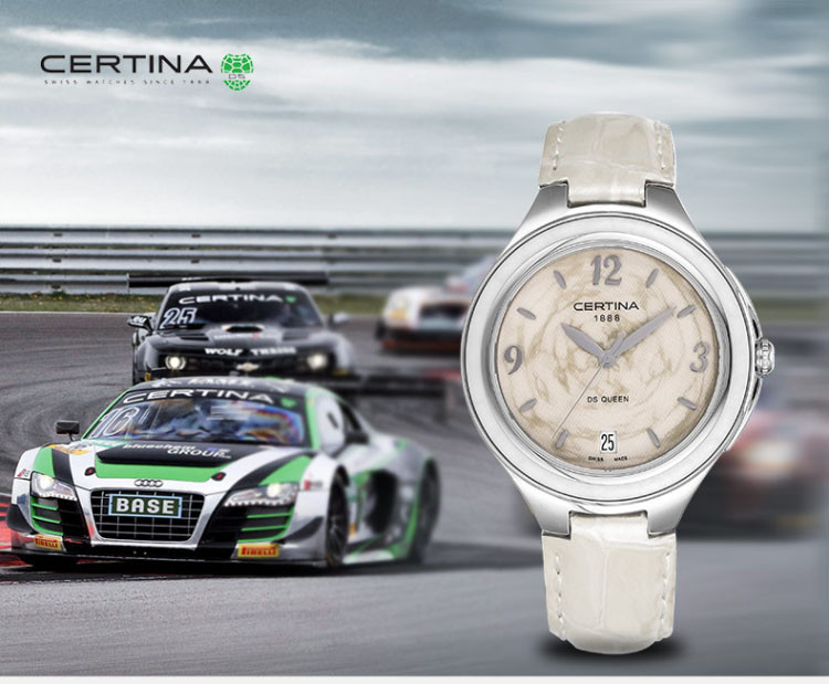 certina/雪铁纳休闲皮带石英女表C018.210.16.017.00