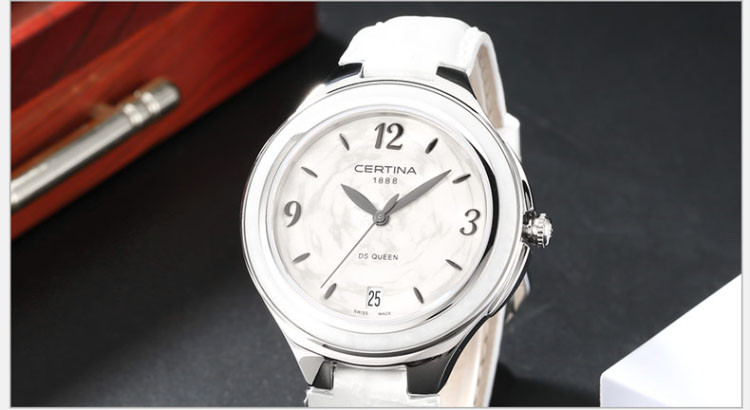 certina/雪铁纳休闲皮带石英女表C018.210.16.017.00