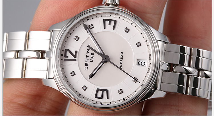 certina/雪铁纳梦想系列钢带女表C021.210.11.116.00