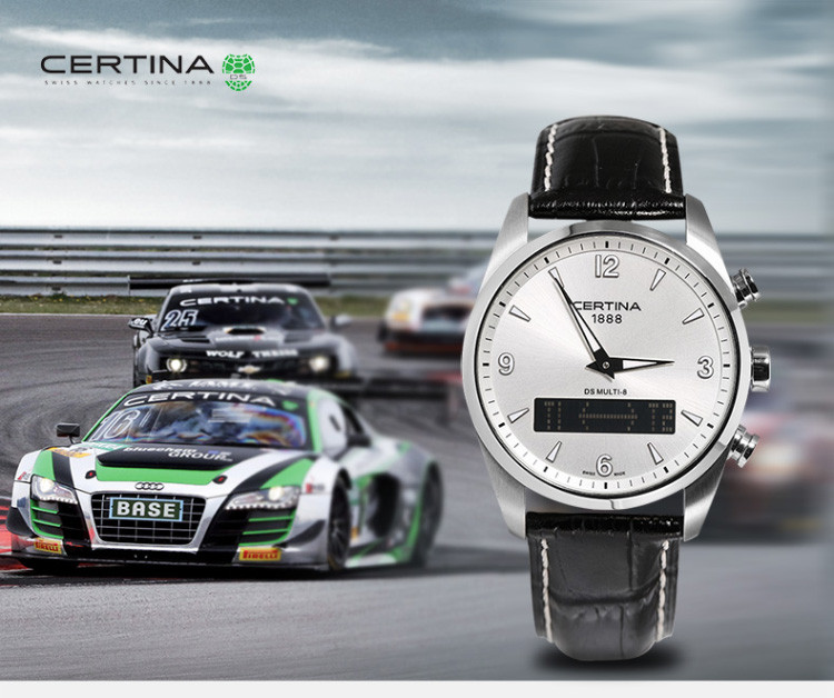 certina/雪铁纳智能钢带石英男表C020.419.16.037.00