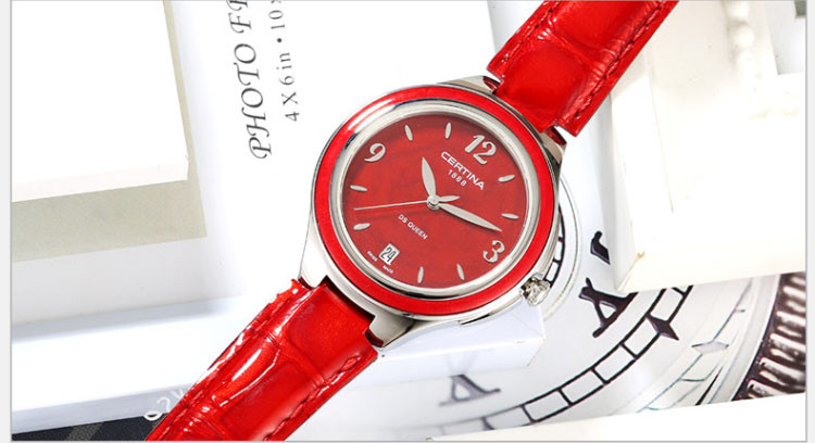 certina/雪铁纳手表星钻系列石英皮带瑞士女表C018.210.16.427.00