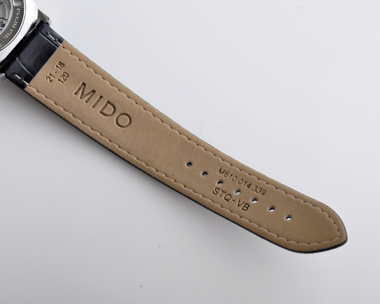 mido/美度指挥官系列天文台男士皮带自动机械腕表(M021.431.16.051.00)全球联保