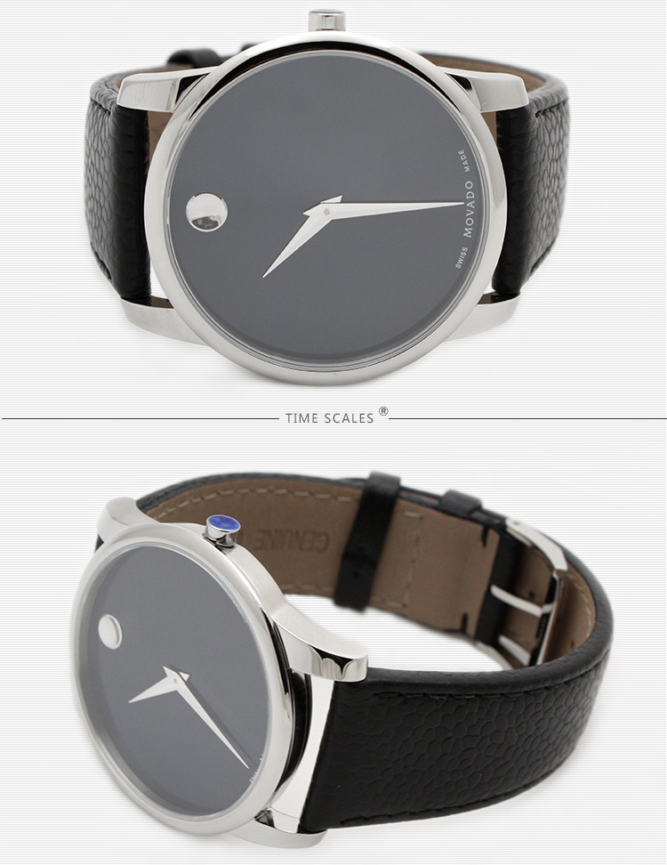 MOVADO/摩凡陀博物馆系列石英皮带男表0607012
