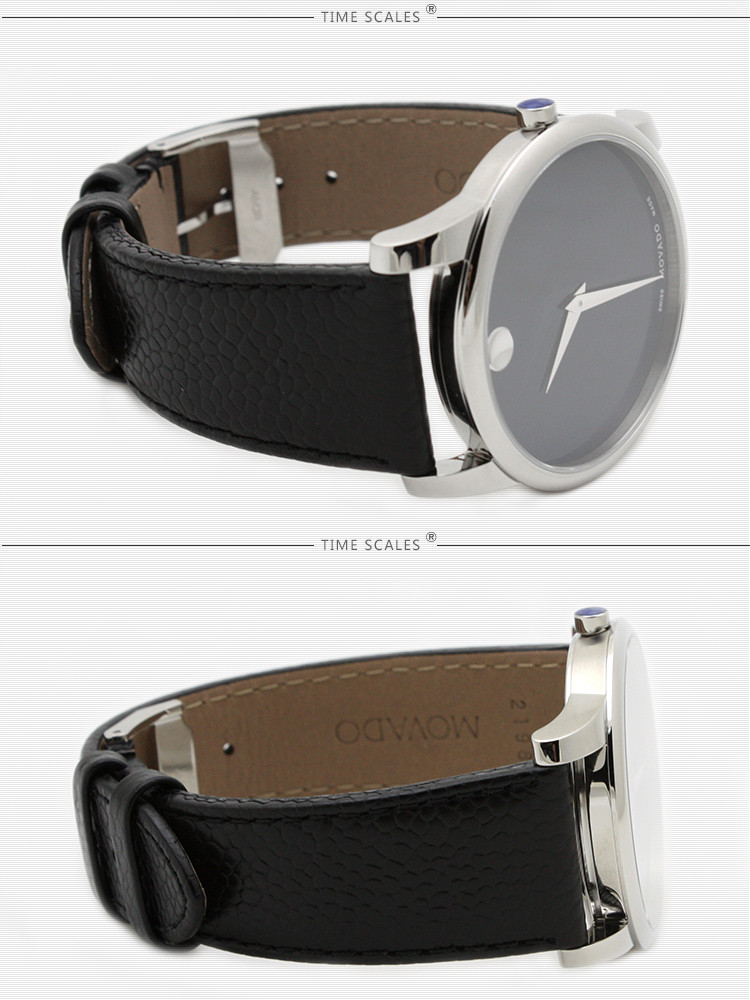 MOVADO/摩凡陀博物馆系列石英皮带男表0607012