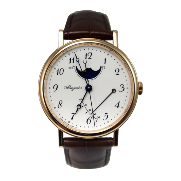 Breguet/宝玑经典系列18K 18K金陶瓷表盘自动机械男士腕表7787BR/29/9V6