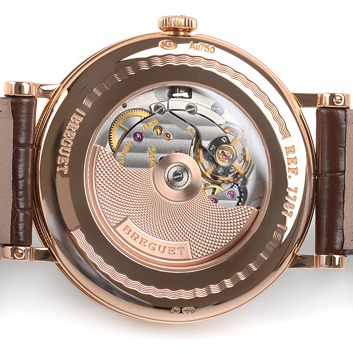 Breguet/宝玑经典系列18K 18K金陶瓷表盘自动机械男士腕表7787BR/29/9V6