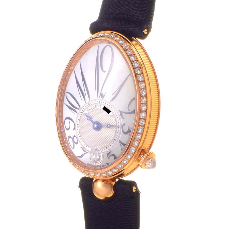 Breguet/宝玑那不勒斯皇后系列18K金镶钻女表8918BR/58/864D00D