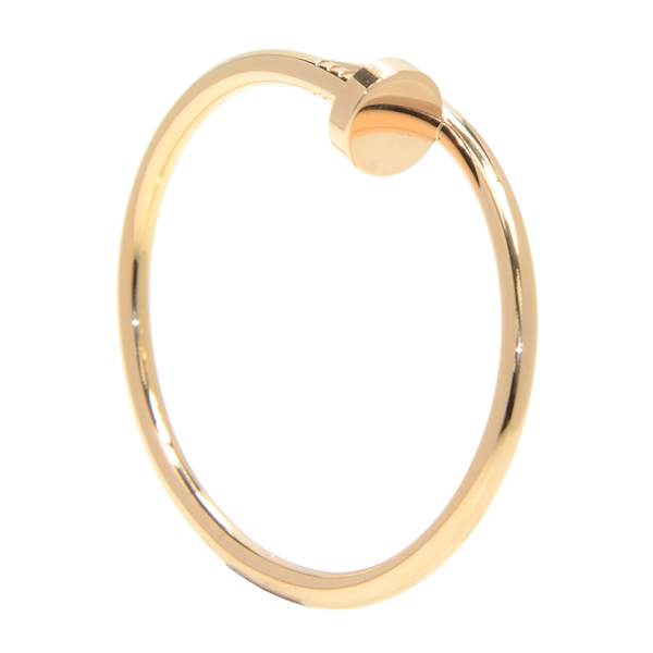 CARTIER/卡地亚JUSTE UN CLOU系列18K玫瑰金手镯B6037718 18#