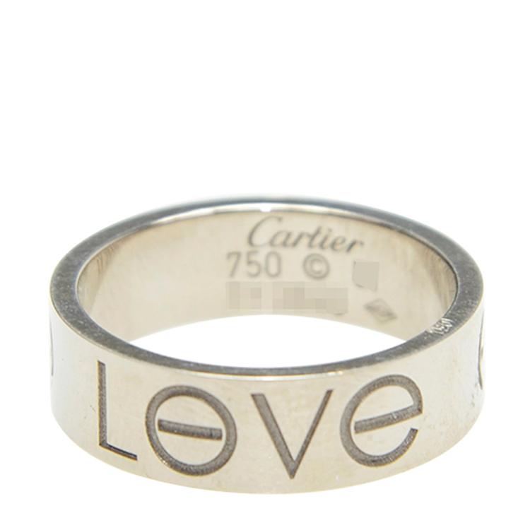 CARTIER/卡地亚 LOVE白金戒指 B4085551