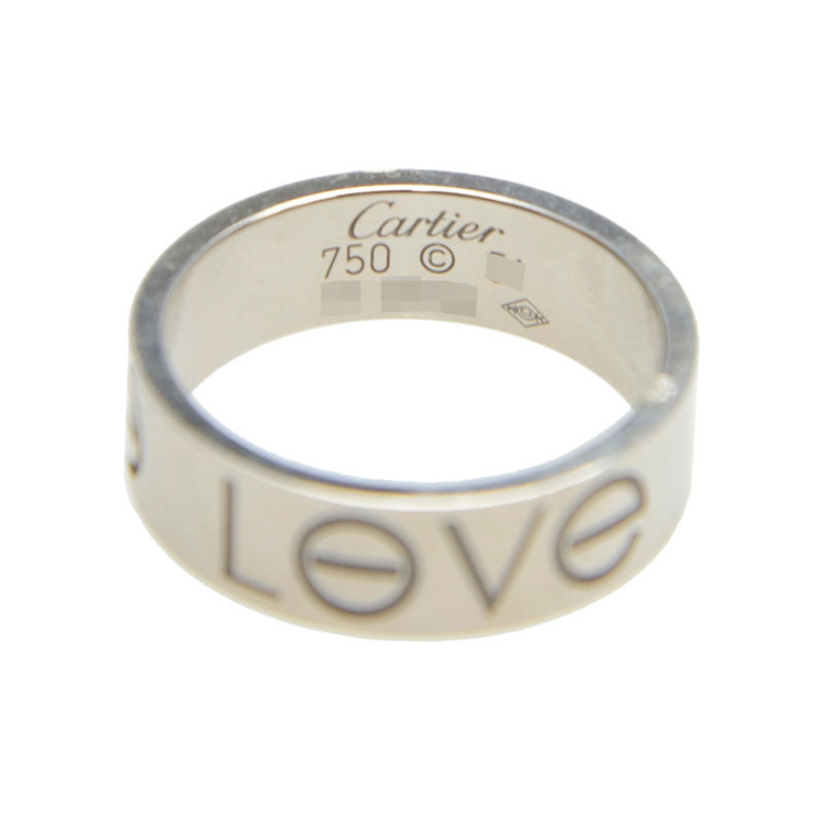 CARTIER/卡地亚 LOVE白金戒指 B4085551