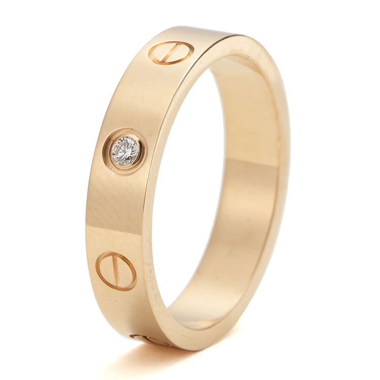 CARTIER(卡地亚) CARTIER/卡地亚love18K玫瑰金钻石女士戒指\指环B4050700