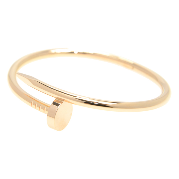 CARTIER/卡地亚JUSTE UN CLOU系列18K金色手镯B6037716 16#