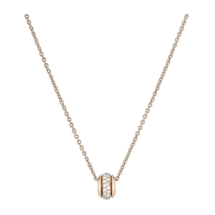 PIAGET/伯爵 Possession系列18K玫瑰金项链吊坠G33P0095