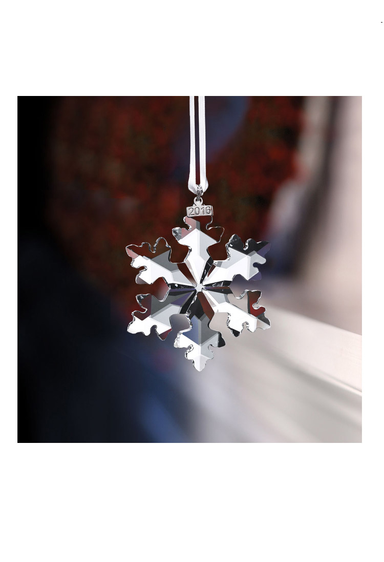 Swarovski/施华洛世奇 透明水晶雪花挂件车挂 5180210